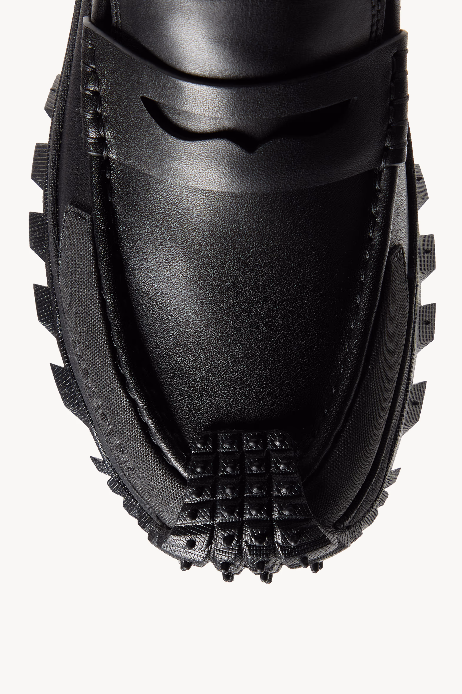 Trailgrip Leather Loafers Men Black Moncler 3